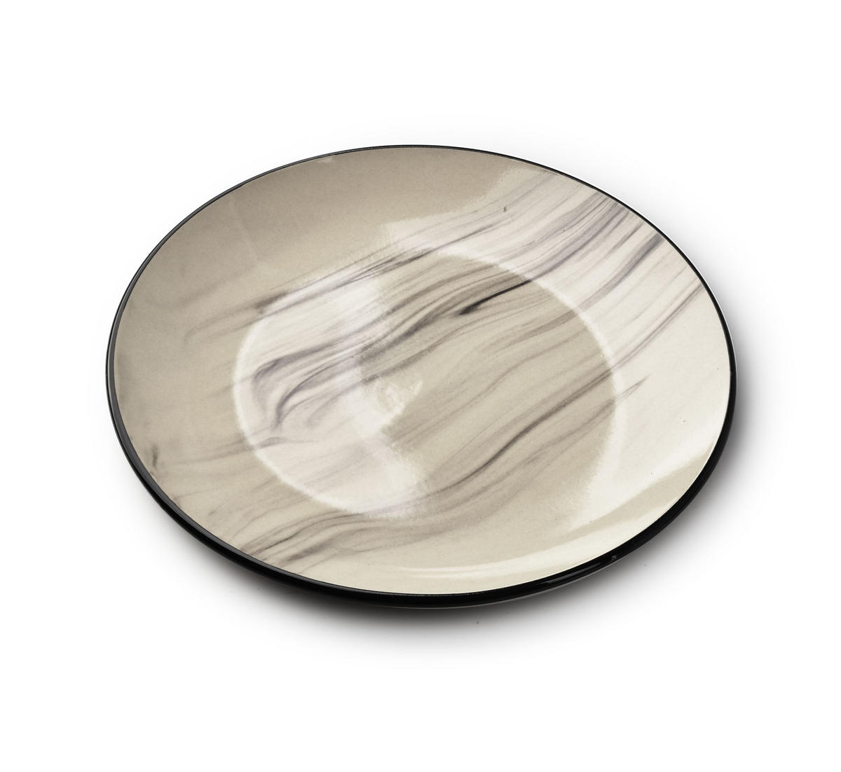 DESSERTTELLER Odette Beige 19/19/2 cm Keramik - Beige, Keramik (19cm) - Mondex