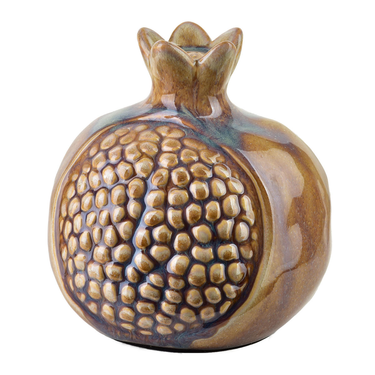 DEKOFIGUR Saggio brozne 15/15/25 cm Keramik - Braun, Keramik (15/15/15cm) - Mondex