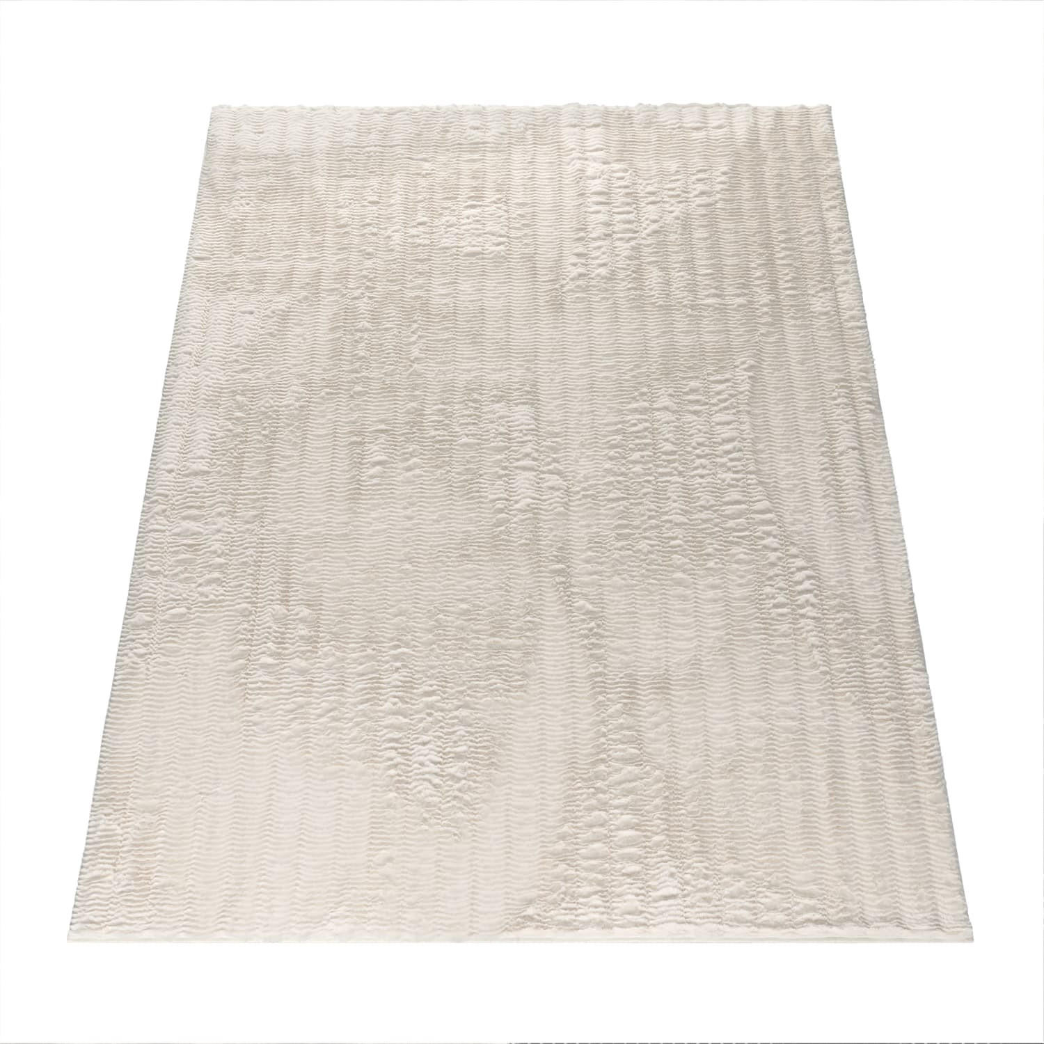 Paco Home Hochflorteppich Creme 160x220 cm