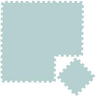 SPIELMATTE ab Null - 90 cm Baby Puzzlematte Mint - Mintgrün, Kunststoff (30/30cm) - Littletom