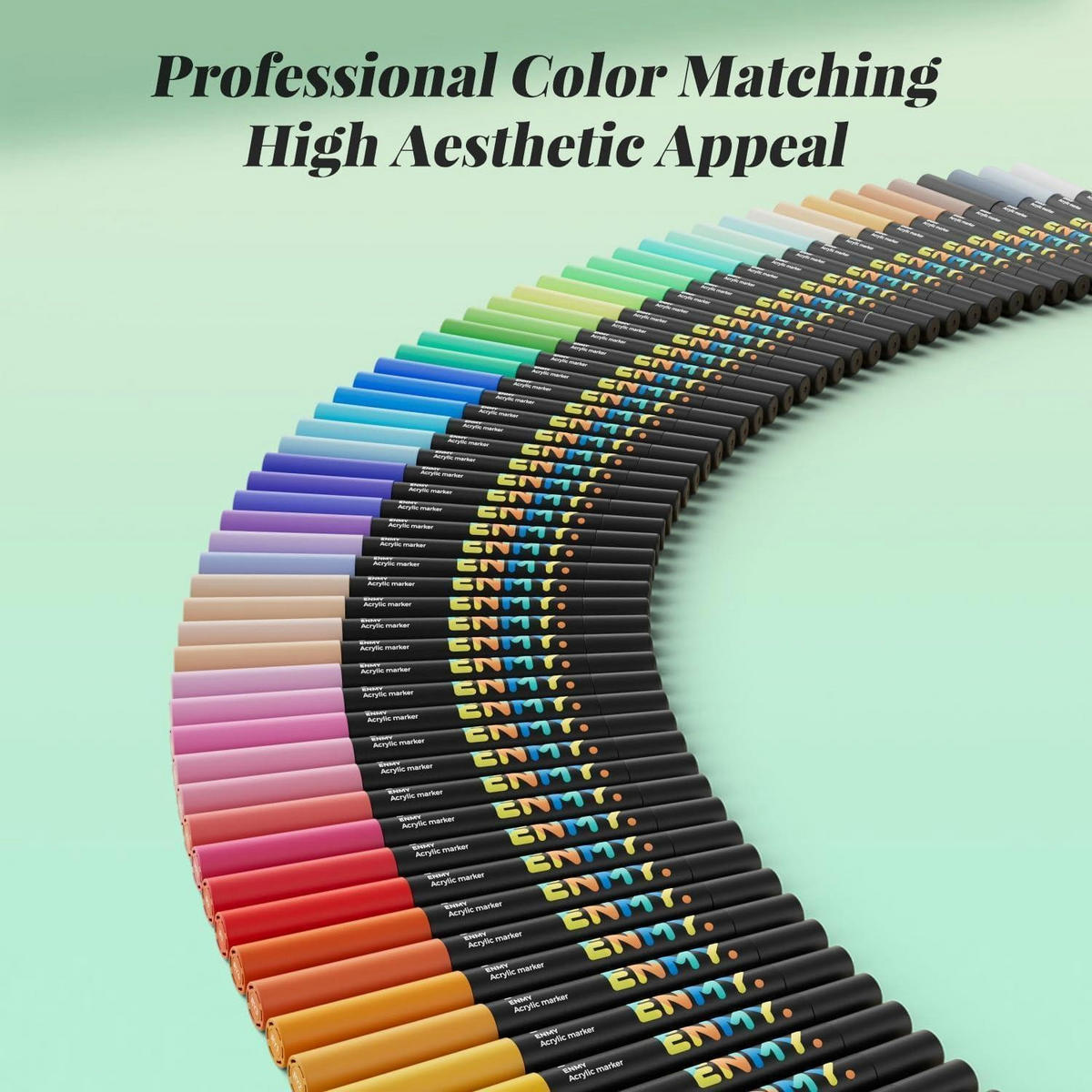 ACRYLMALSTIFTE 80 Farben Set - Multicolor, Kunststoff (12/9/16cm)