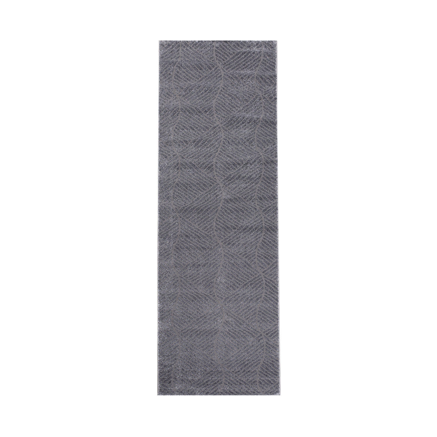 KURZFLOR-TEPPICH Fancy 904 Grau 80x300 cm - Anthrazit/Grau, Textil (80/300cm) - carpet city