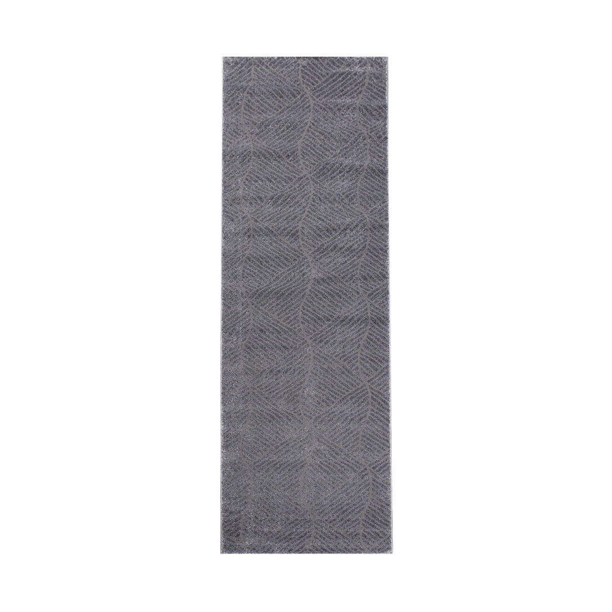 KURZFLOR-TEPPICH Fancy 904 Grau 80x300 cm - Anthrazit/Grau, Textil (80/300cm) - carpet city