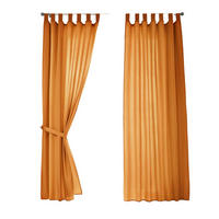 VORHANG 2ER SET POTSDAM HxB 245x140 cm Orange - Orange, Textil (140/245cm) - Gardinenbox