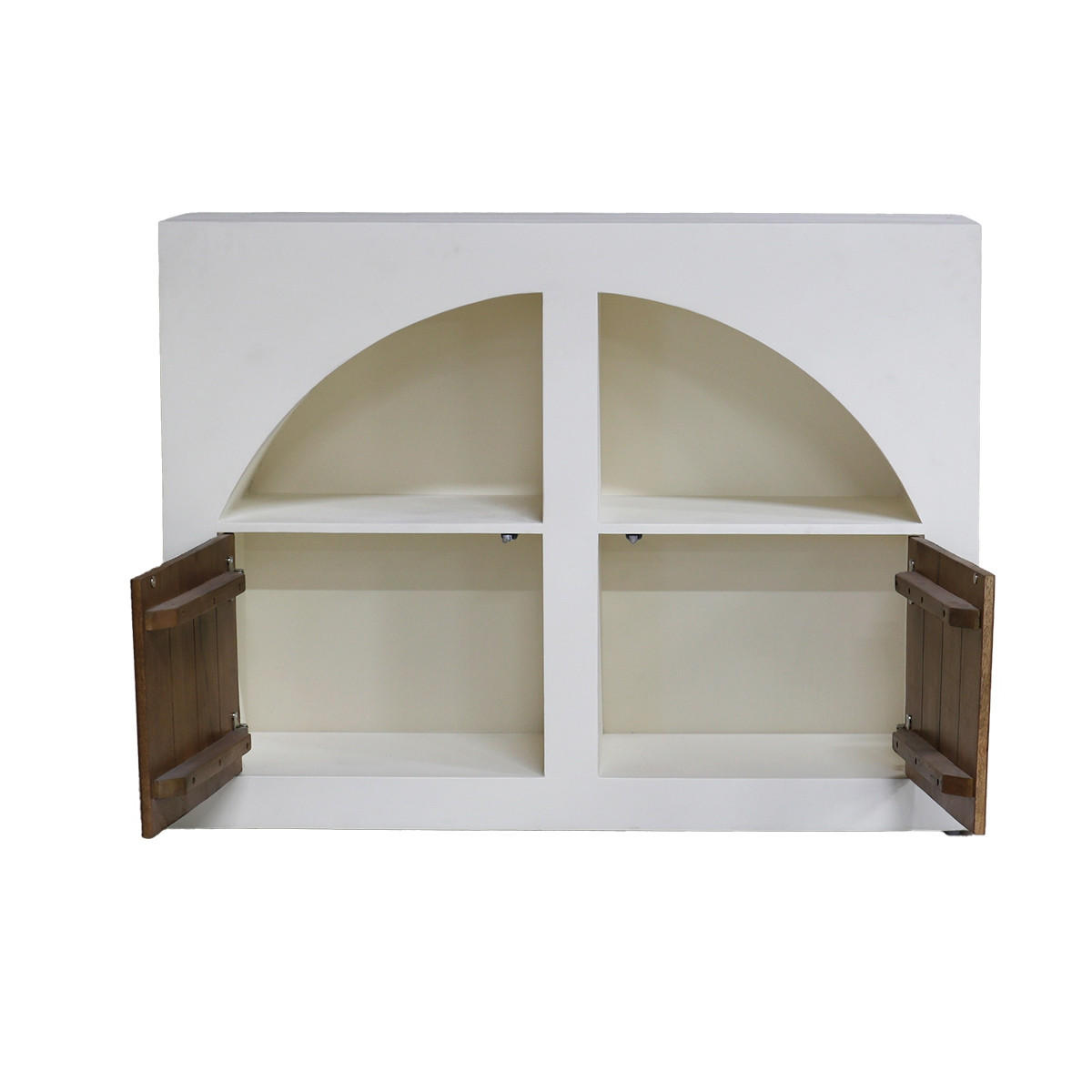SIDEBOARD rechteckig aus Mangoholz 120x40x90cm, beige - Beige, Holz (120/90/40cm) - Giga Meubel