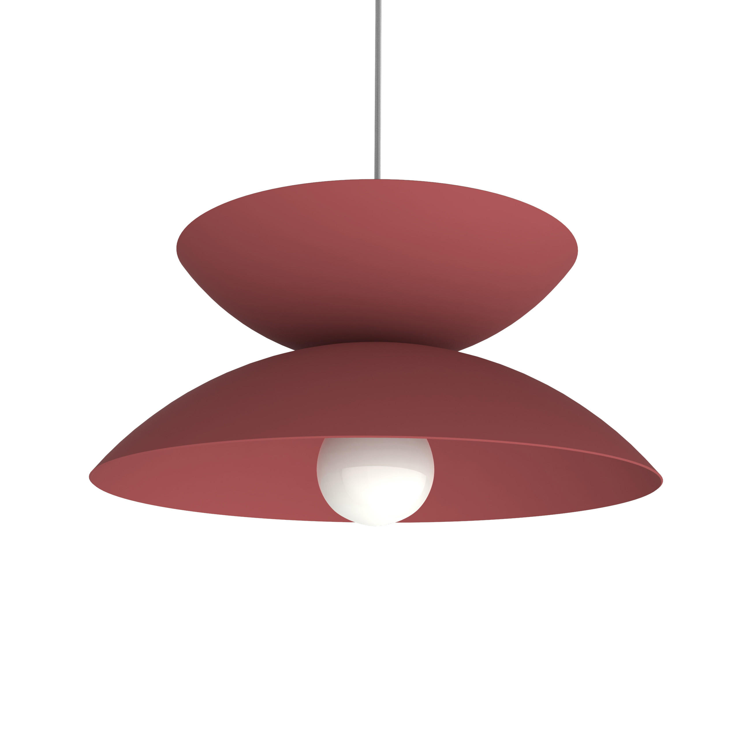 HÄNGELEUCHTE - Rot, Metall (40/40/20cm) - Lumicom