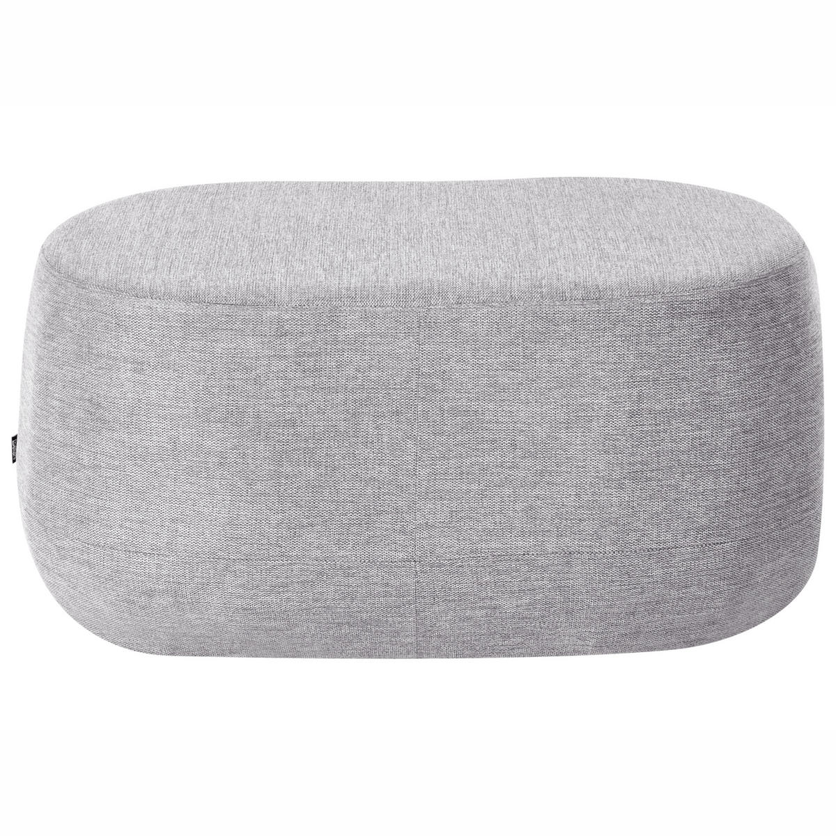POLSTERBANK Hellgrau Ashton - Hellgrau, Textil (100/44/60cm) - Beliani