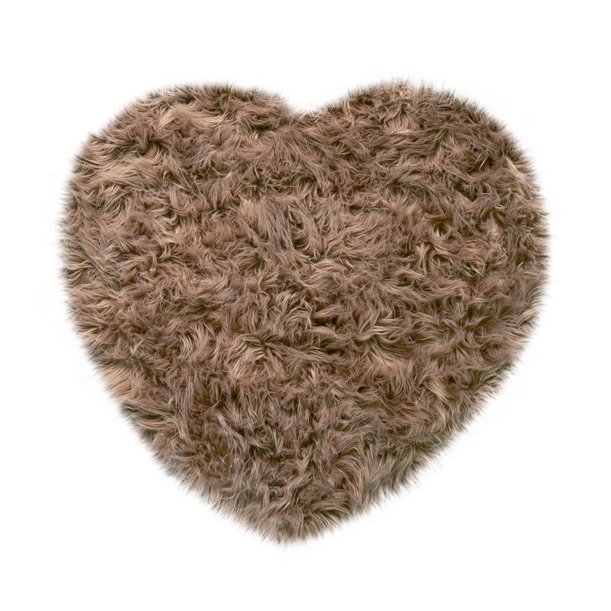 HOCHFLORTEPPICH 80/75 cm Playa 960 - Beige, Textil (80/75cm) - Paco Home