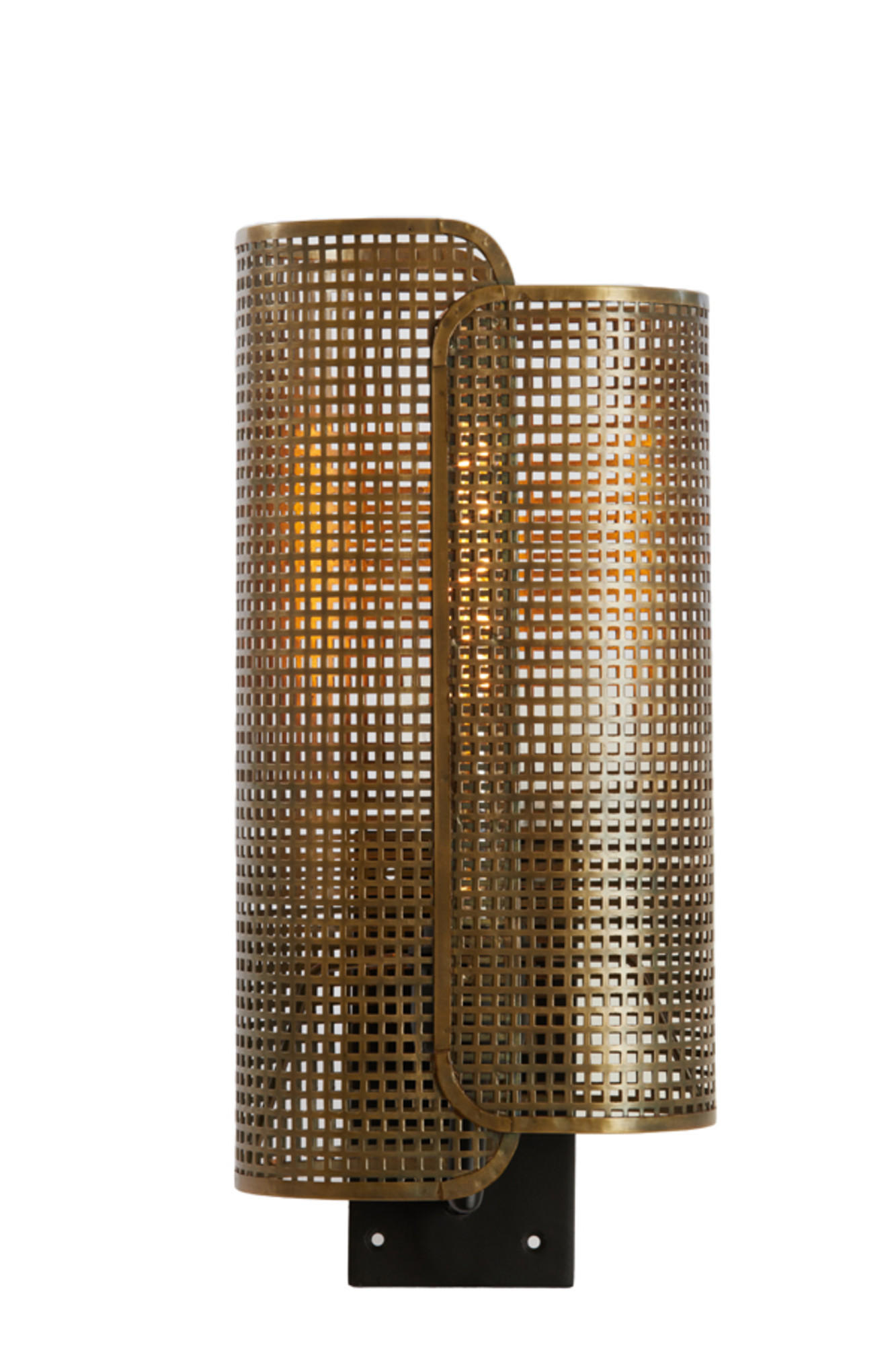 WANDLAMPE Maci Bronze Ø20/45 cm - Bronzefarben, Metall (16/45/20cm) - Light & Living