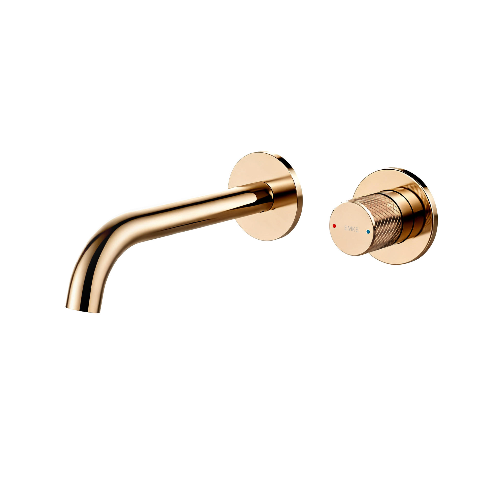 WASCHTISCHARMATUR Unterputz Rosengold 28,1/14/6,5 cm - Roségold, Metall (28.1/14/6.5cm) - EMKE