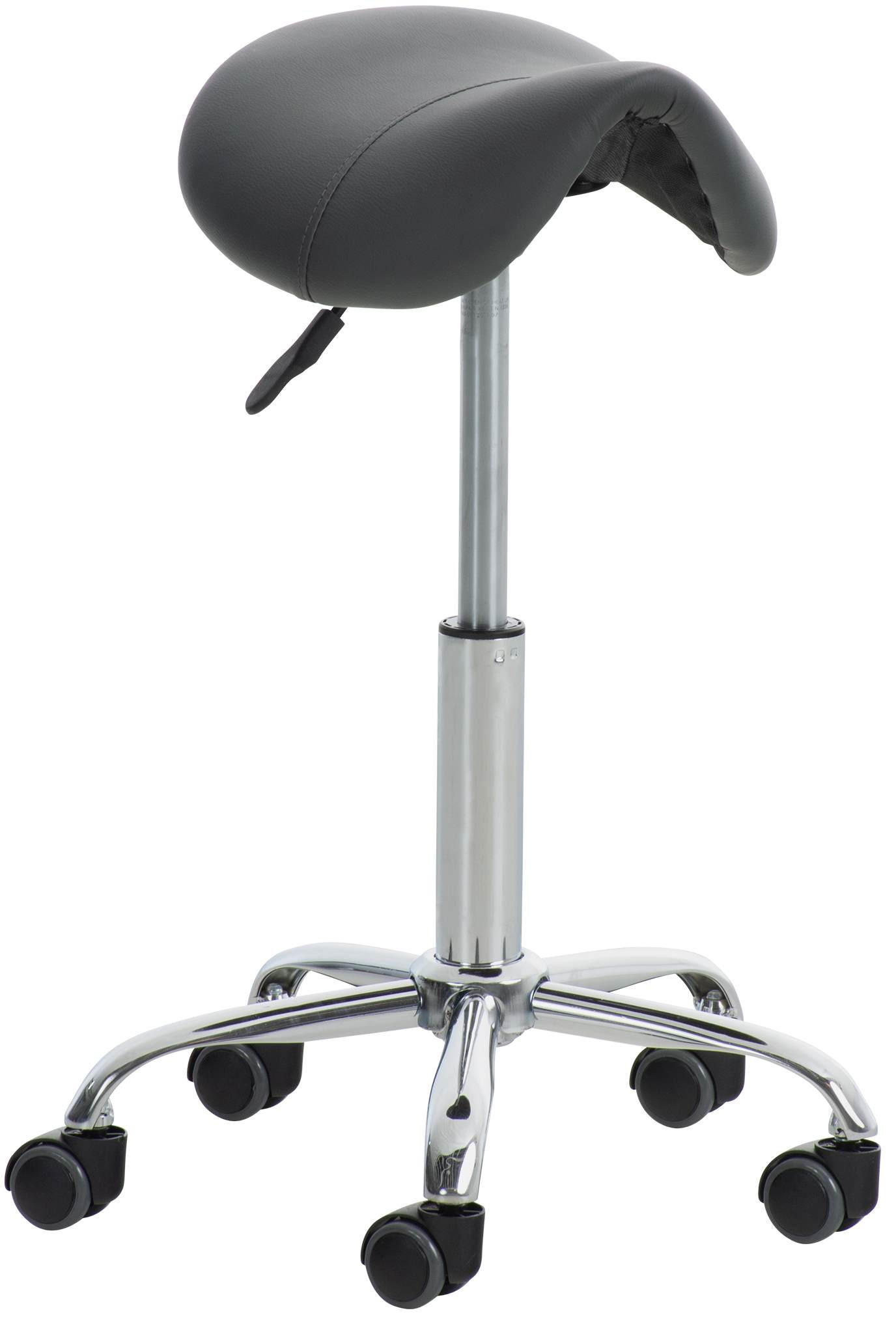 HOCKER Lederlook grau - Chromfarben/Grau, Textil/Metall (46/53/46cm) - CLP