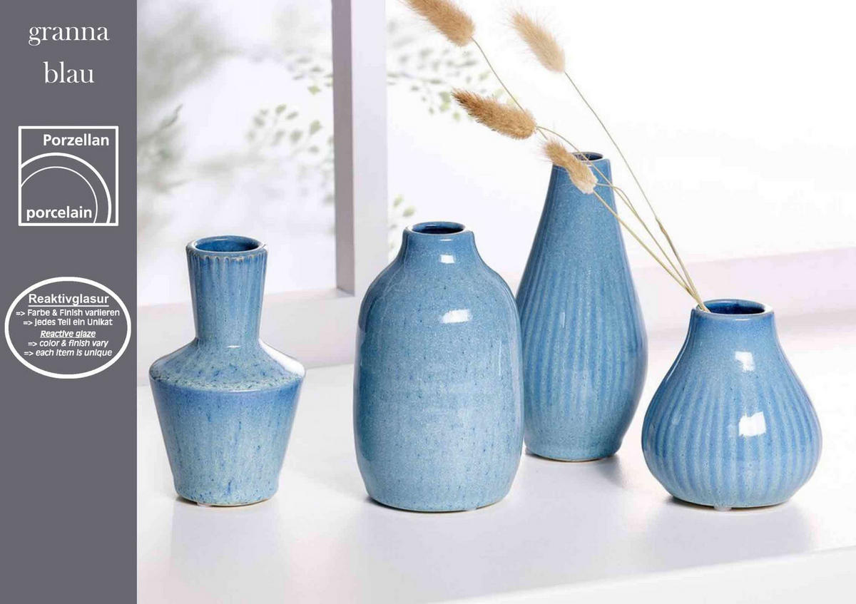 VASEN Granna blau 14,5 cm 8er Set - Blau, Keramik (14.5cm) - Ritzenhoff Breker