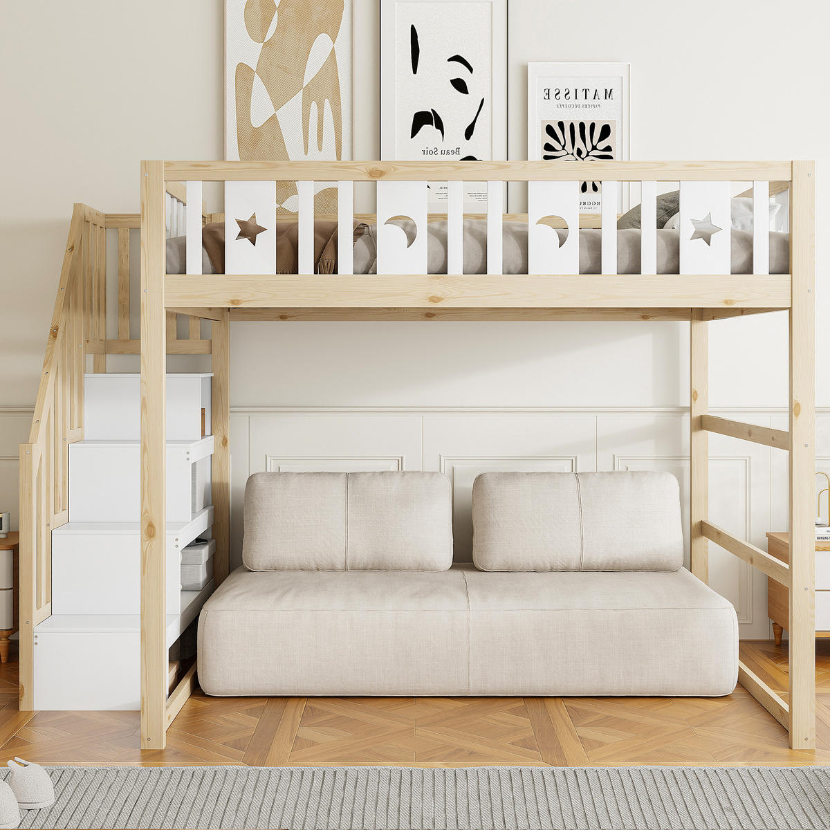 HOCHBETT 140/200 cm - Ahornfarben, Holz - Raumix