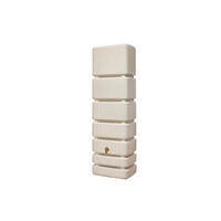 WANDTANK 350 L, sandbeige - Beige, Kunststoff (60/184/39cm) - 4rain