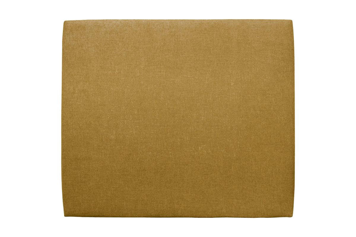 KOPFTEIL gepolstertes – gelber Stoff - 180 cm - Gelb/Beige, Karton/Holz (180/120/10cm) - Sommeil de Plomb