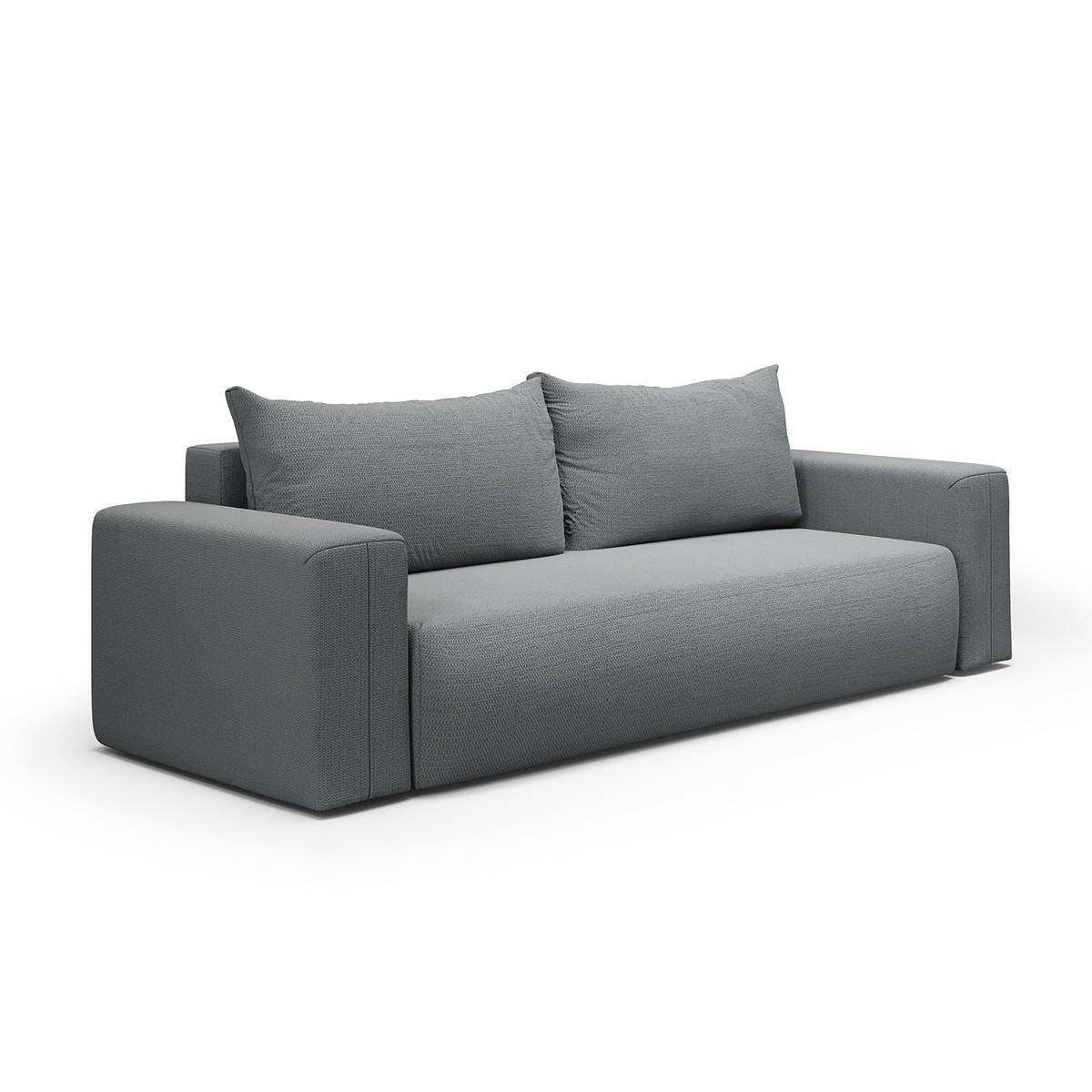 SOFA Bliss 3 Sitzplätze Grau - Grau, Holz (252/72/97cm) - Petits-meubles