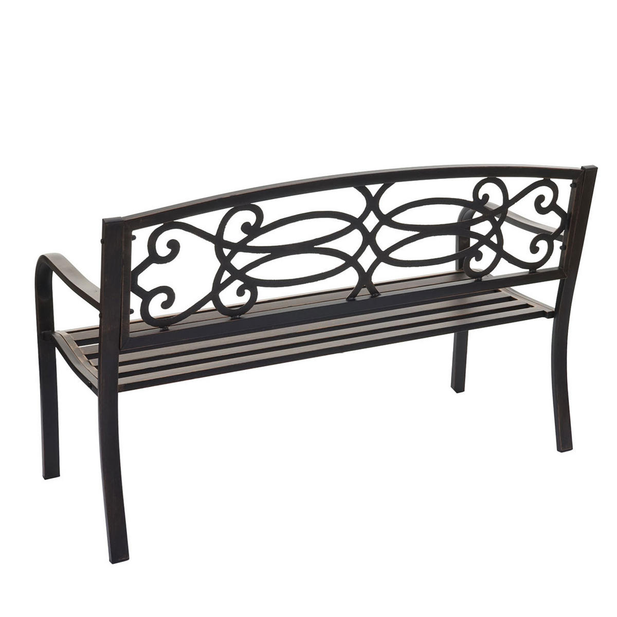 GARTENBANK Bronze - Bronzefarben, Metall (127/87/58cm) - MCW