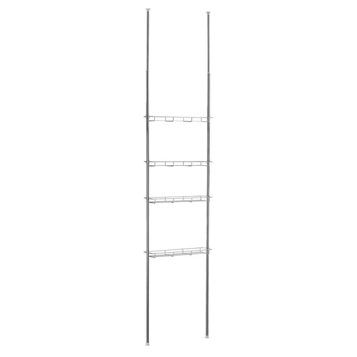DUSCHREGAL PAULA - Chromfarben, Metall (59/250/16cm) - IDIMEX
