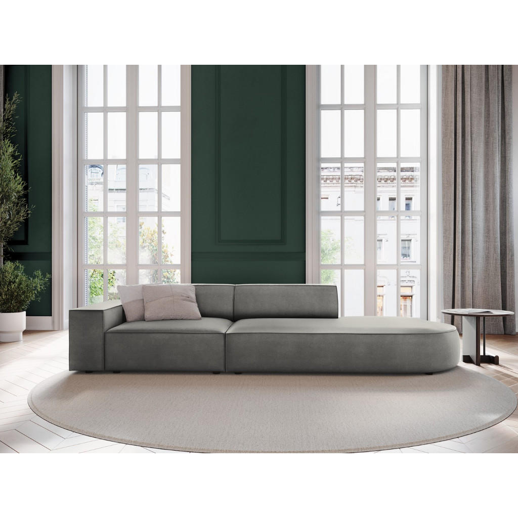 Thumbnail - Micadoni Rechtes-Sofa, Hellgrau, Textil, 3-Sitzer, 102x70x262 cm, Hergestellt in Europa, Oeko-Tex®, Wohnzimmer, Sofas & ...