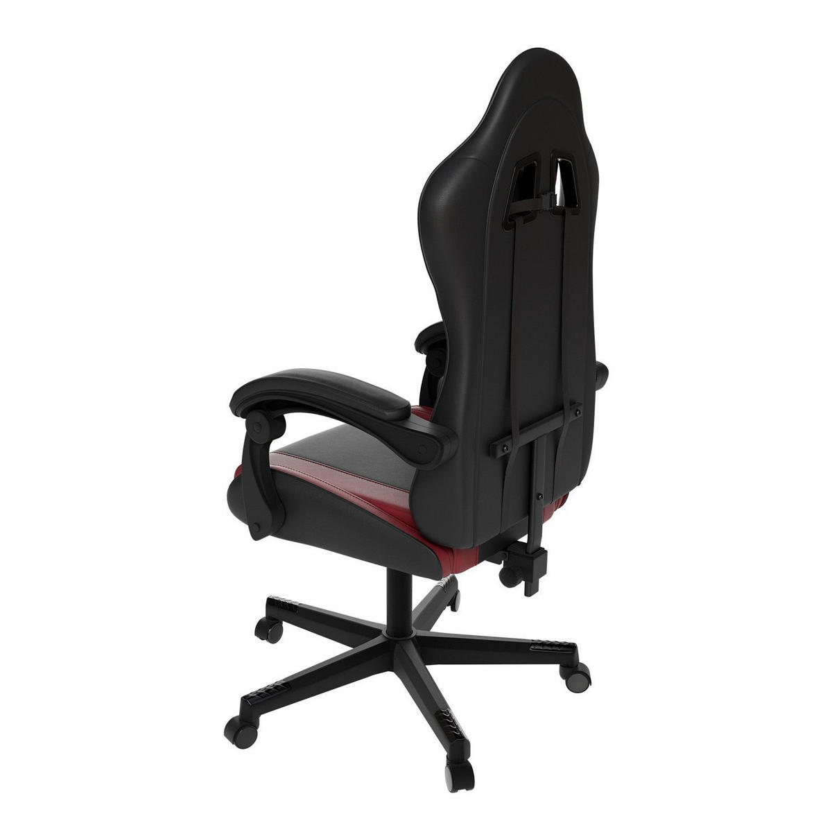 GAMINGSTUHL HyperSeat schwarz/bordeaux - Rot, Kunststoff (63/131/121cm) - Juskys