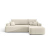 ECKSOFA mit Schlaffunktion FIGO Quelle 03 Rechts - Beige, Textil (250/150cm) - Bedante