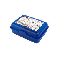 BROTDOSE Harry Potter Hedwig Blau 17,5 x 12,8 x 6,9 cm - Blau, Kunststoff (17.5/6.9/12.8cm) - United Labels
