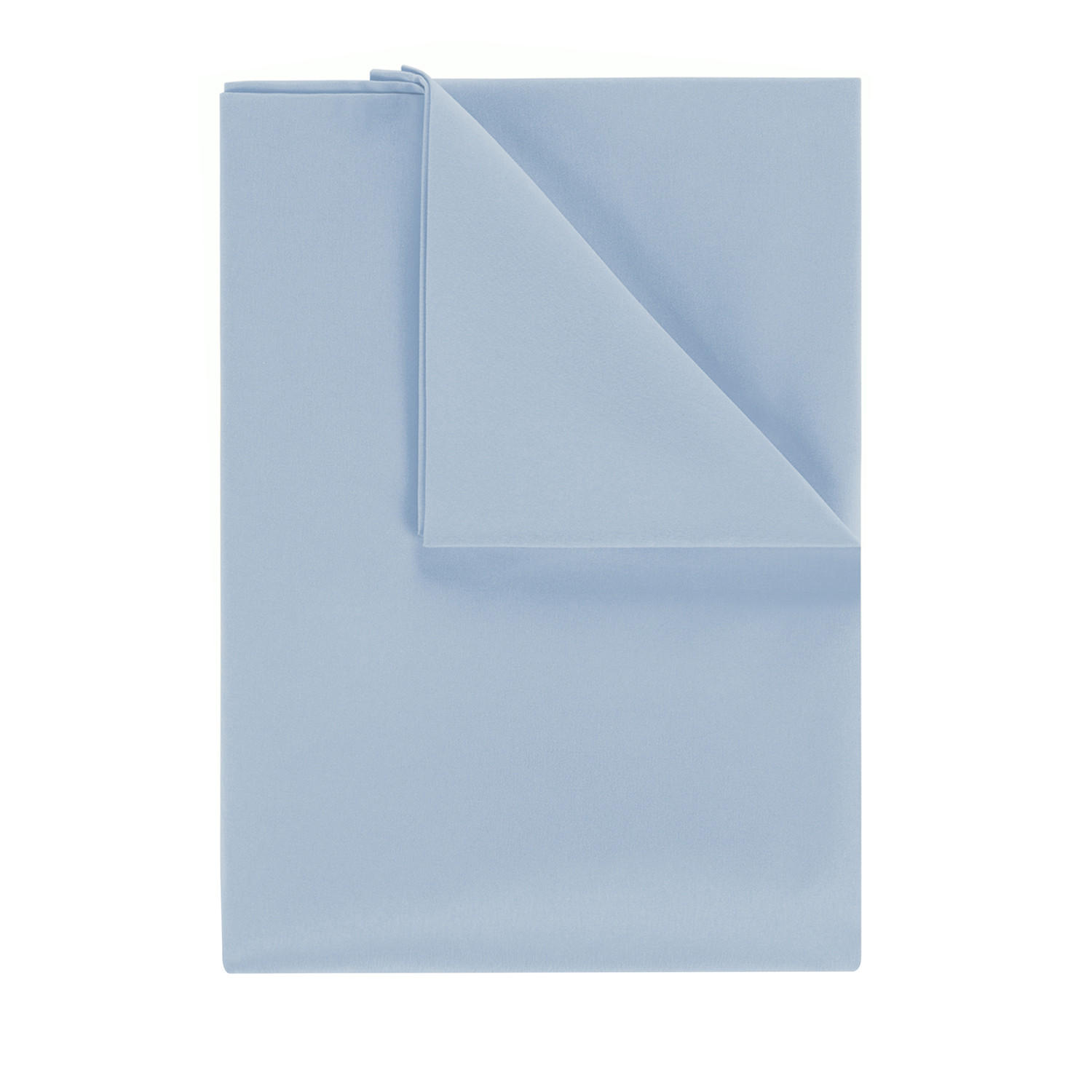BETTTUCH ohne Gummi 220/275 cm, in Hellblau - Hellblau, Textil (275/220cm) - Blumtal