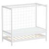 KINDERBETT Fußballtor mit Matratze 80x160 cm Weiß - Weiß, Holz (80/160cm) - ML-DESIGN