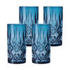 LONGDRINKGLÄSER Noblesse Vintage Blue 395 ml 4er Set - Blau, Glas (0.395L) - Nachtmann