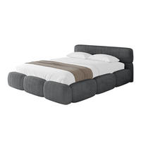 POLSTERBETT mit Bettkasten und Lattenrost, Bett mit Matratze H3/H4 - ELVA-v1 120x200 Dunkelgrau - Dunkelgrau, Holzwerkstoff/Textil (120/200cm) - ALTDECOR