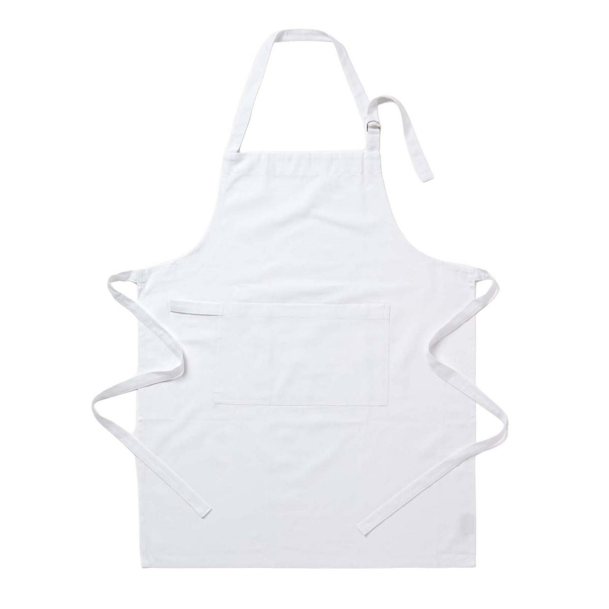 KOCHSCHÜRZE 80/85 cm, 100% Baumwolle - Weiß, Textil (80/85cm) - Homescapes