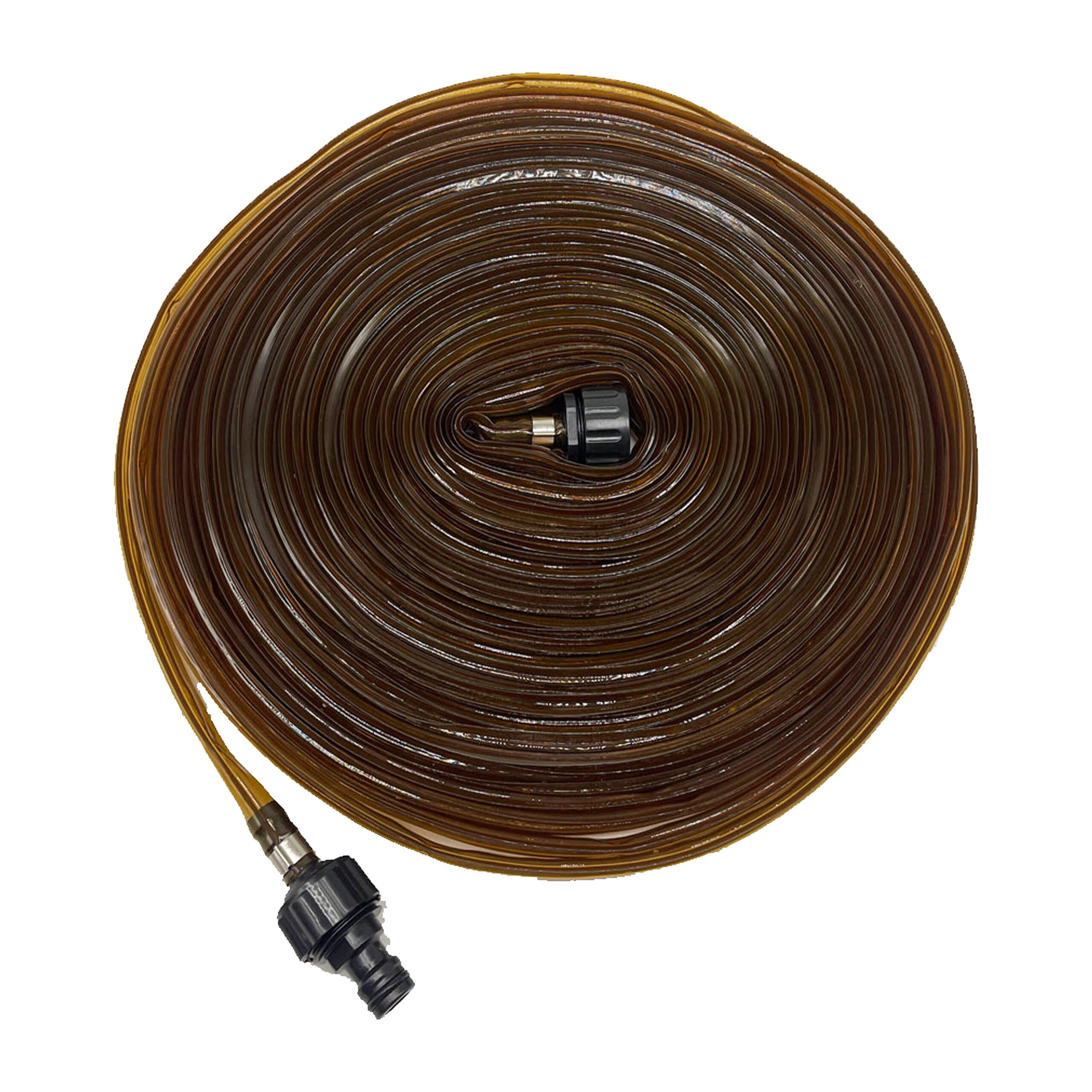 BEWÄSSERUNGSSCHLAUCH - Braun, Kunststoff (3.5cm) - Relaxdays