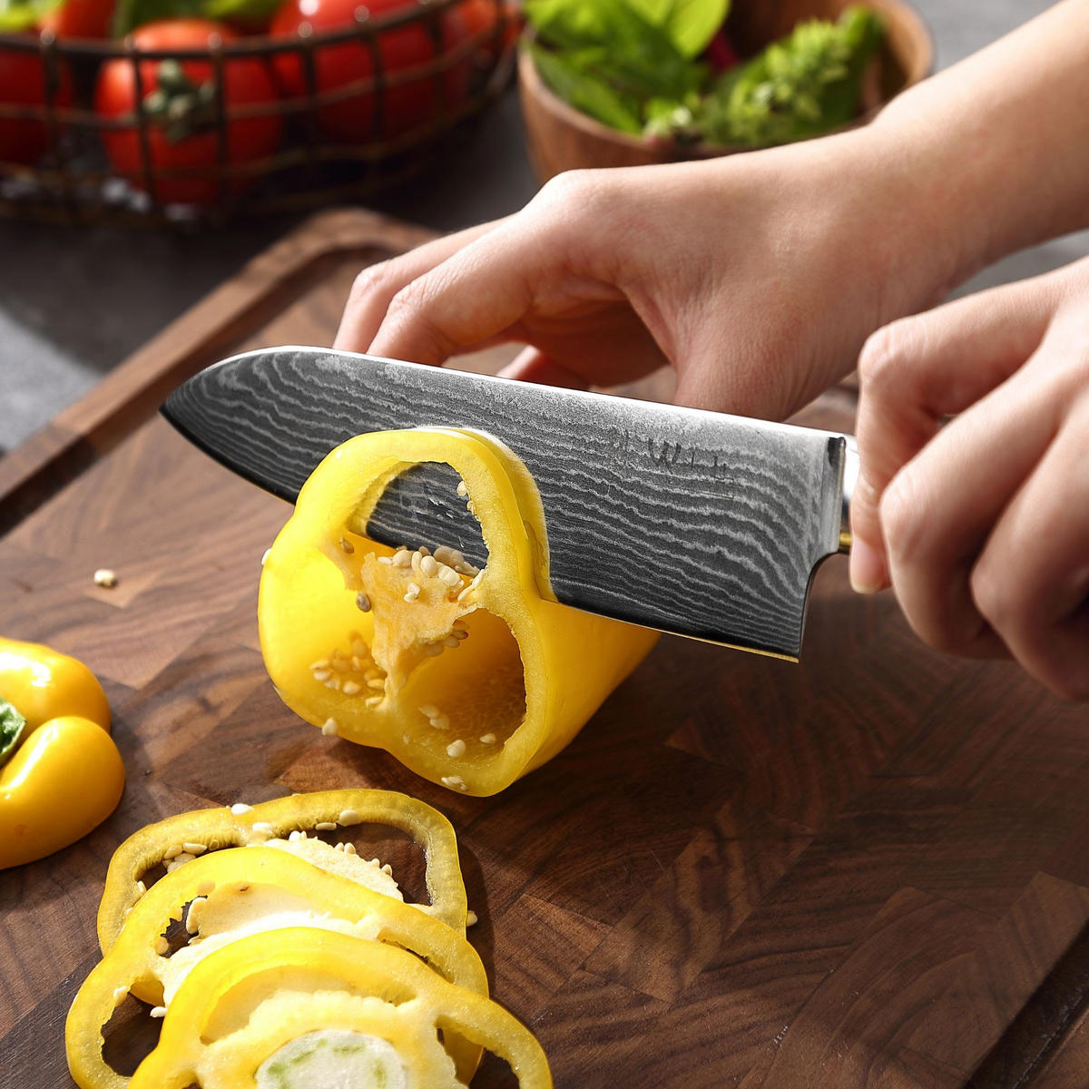 MESSERSET 4-tlg. 8–18 cm - Schwarz, Metall - Wakoli