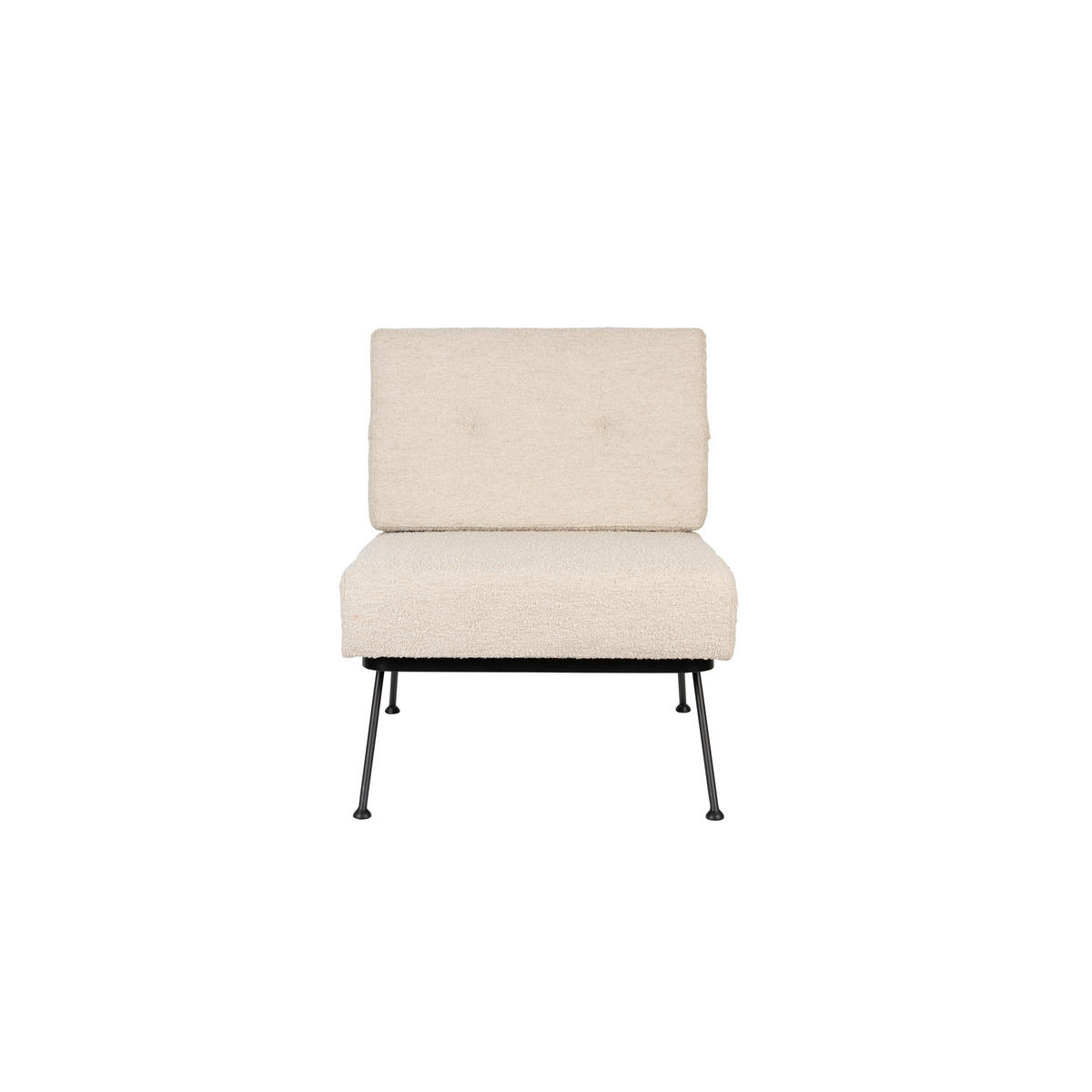 SESSEL Bowie Bouclé Beige - Beige, Textil (68/83/73.5cm) - Zuiver