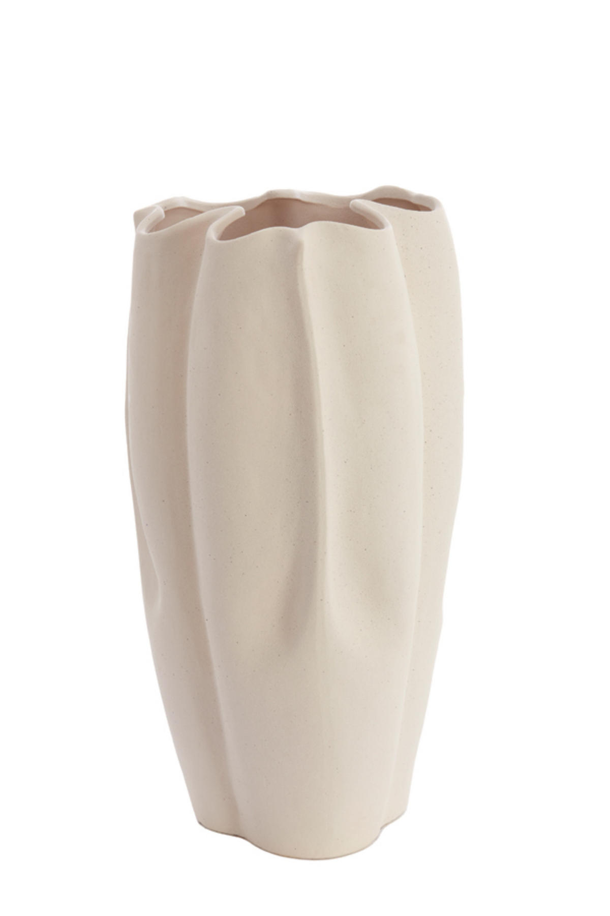 VASE Sanguli Weiß Ø28/56 cm - Weiß, Keramik (56cm) - Light & Living