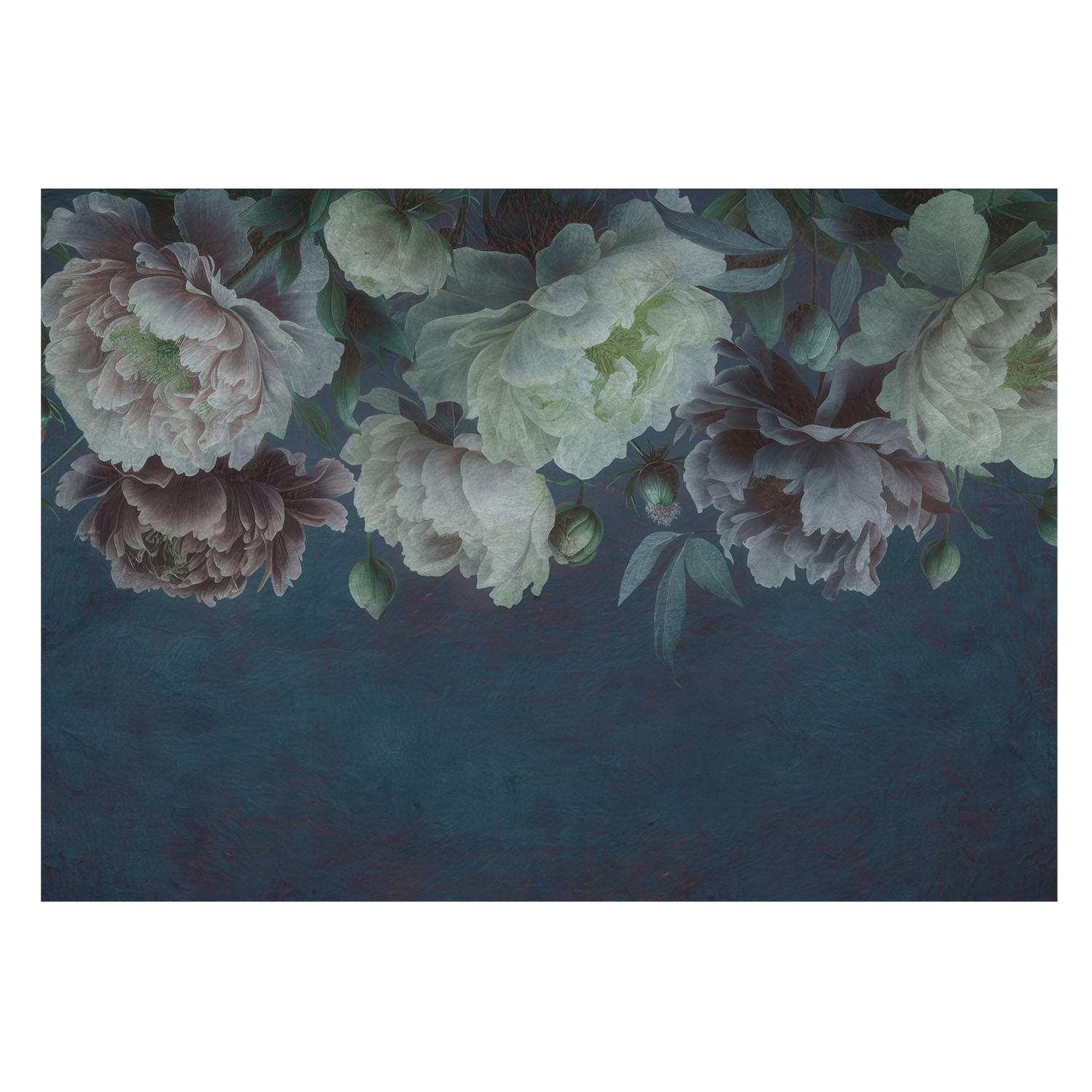 FOTOTAPETE 208x146 cm - Florale Eleganz - Pink, Textil (208/146cm) - Wallfluent