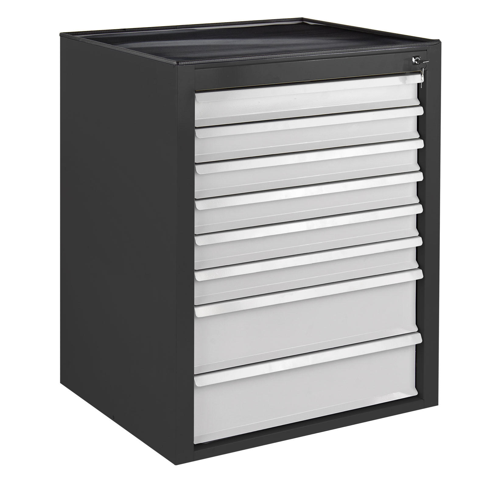 Proregal Schubladenschrank Anthrazit, Grau 71x90x55 cm