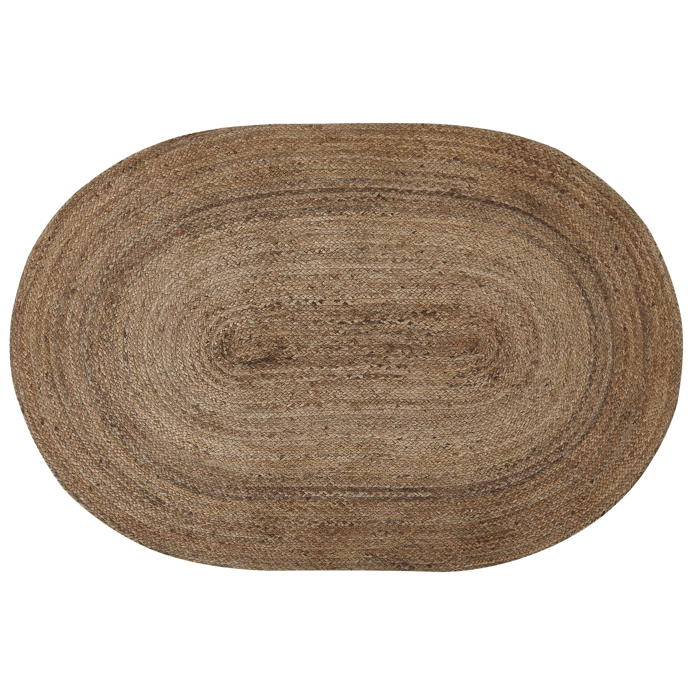 KURZFLOR-TEPPICH Demirci 180/120 cm - Beige, Naturmaterialien (120/180cm) - Beliani