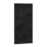 WANDPANEEL Oiven Schwarz 70 / 3 / 145cm - Schwarz, Holz/Holzwerkstoff (70/145/3cm) - Feldmann-Wohnen