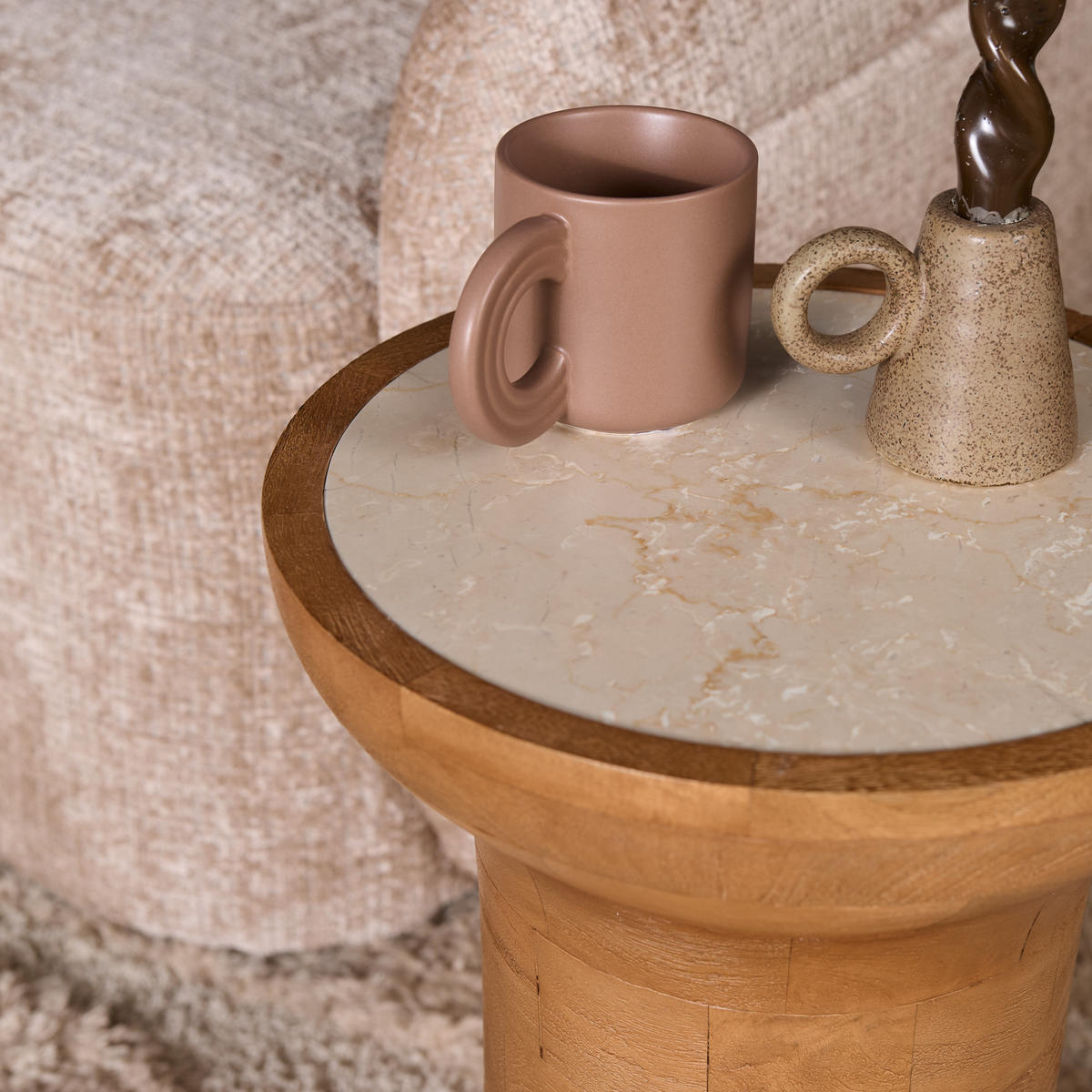 BEISTELLTISCH Braun 33/33/50 cm - Braun, Holz (33/33/50cm) - Starfurn