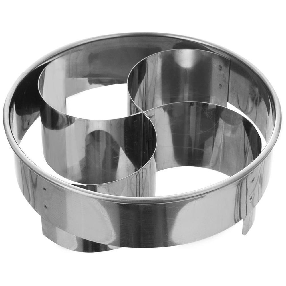 KAJZERKENSCHNEIDER Brötchenformer 10,5 cm Silber - Silberfarben, Metall (10.5/4/10.5cm) - Orion 