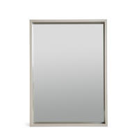SPIEGEL aus MDF 70/50 cm Taupe NIKO - Taupe, Holzwerkstoff (54/74/8cm) - RNT By Really Nice Things