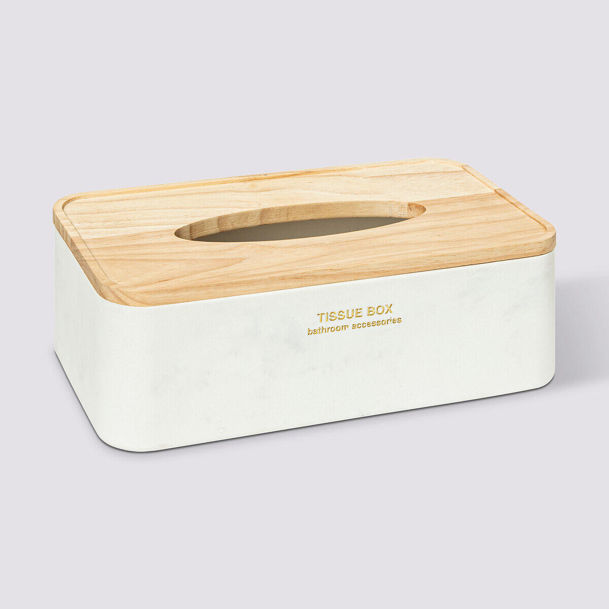 TASCHENTUCHBOX Lea - Weiß, Kunststoff (25/13.3/8.6cm) - 5five Simply Smart