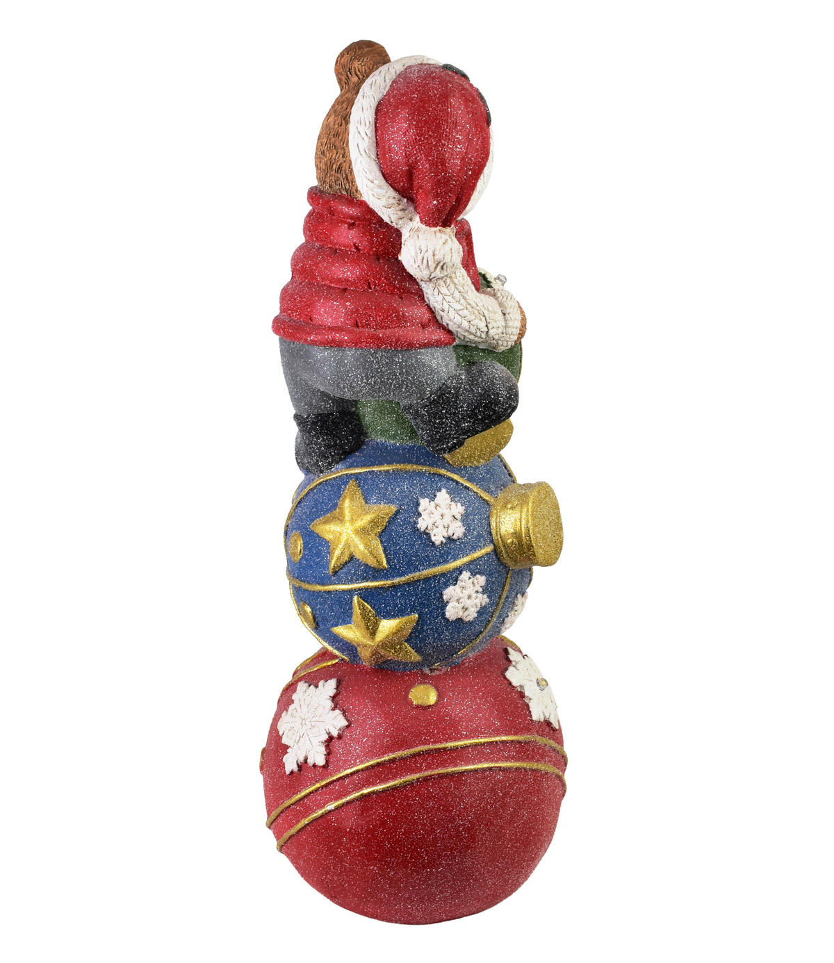LED Figur Santa Lila - Rot, Keramik (25/68/26cm) - Mondex