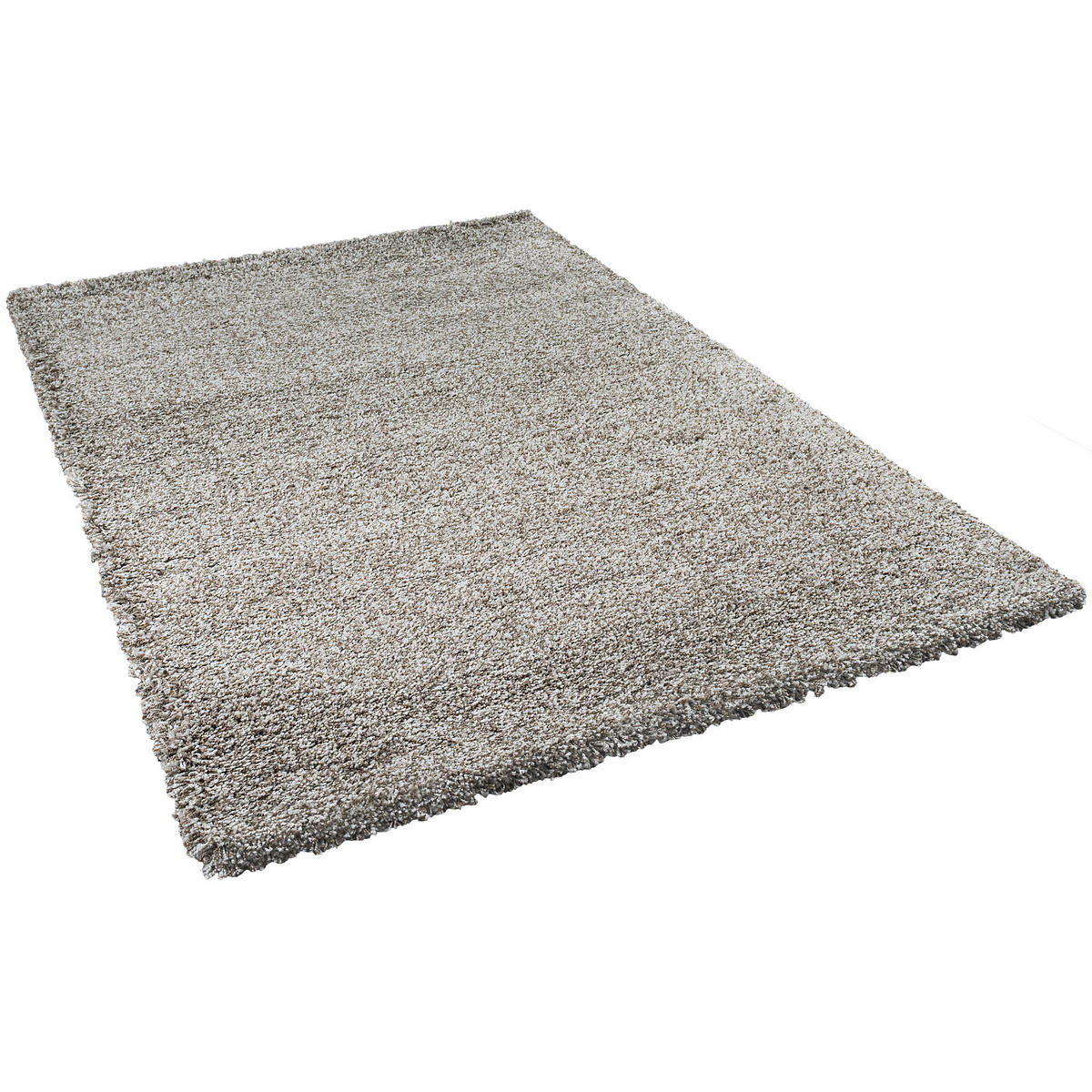 HOCHFLOR LANGFLOR SHAGGY TEPPICH LUXURY - Taupe, Textil (200/290cm) - Pergamon