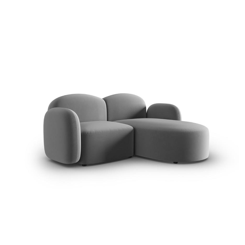 Thumbnail - Micadoni Ecksofa, Hellgrau, Textil, 3-Sitzer, L-Form, 194x155 cm, Hergestellt in Europa, Wohnzimmer, Sofas & Couches, Wo...