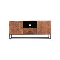 TV Board Jasmin Mangoholz 125 cm / 40 cm Natur - Naturfarben, Holz (125/55/45cm) - Villa Möbel