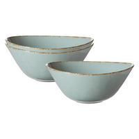 SERVIERSCHALEN Casa Blau 16,5 x 19 cm 3er Set - Blau, Keramik (19/8/16.5cm) - Ritzenhoff Breker