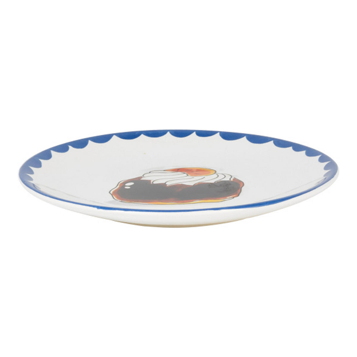 TELLER Bossche Bol in Bunt - 18cm - Multicolor, Keramik (18/18/2cm) - Blond Amsterdam
