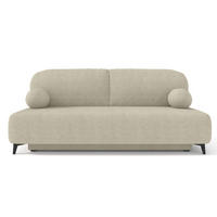 SOFA Beige MIO Mit Schlaffunktion Boucle - Beige, Textil (198/90/86cm) - Sepro Meble